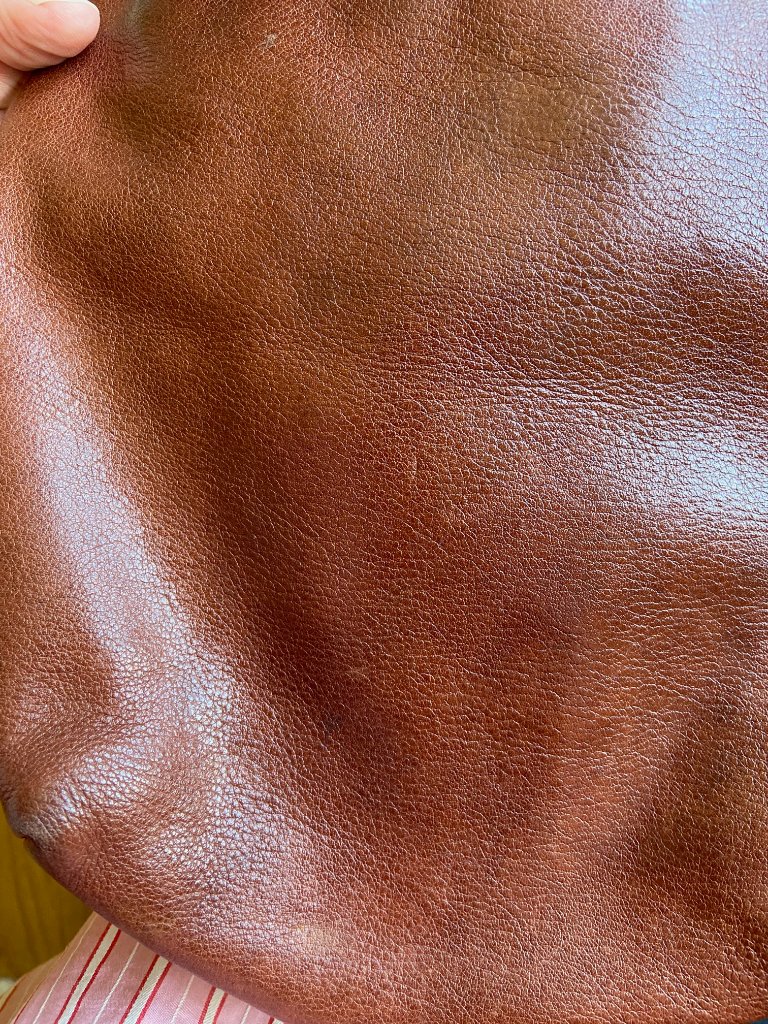 Leather Crossbody In Saddle - Guc — image 4 of 6